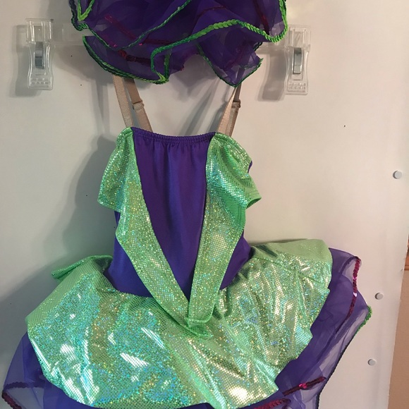 Dansco Costumes Prurient And Lime Green Dance Costume Poshmark